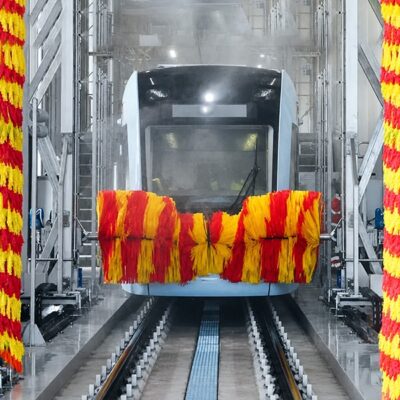 Automatic Bullet Train Wash Plant